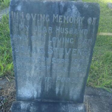 STEVENS Jonas 1856-1940