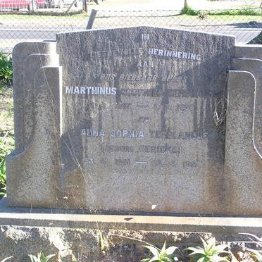 TERBLANCHE Marthinus Godfried 1857-1930 &amp; Anna Sophia GERICKE 1861-1927