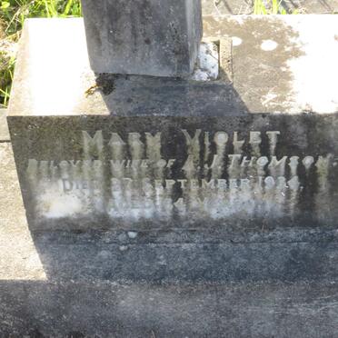 THOMPSON Mary Violet -1934