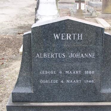 WERTH Albertus Johannes 1888-1948