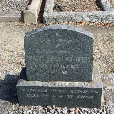 WILLGRESS Robert Ernest -1956