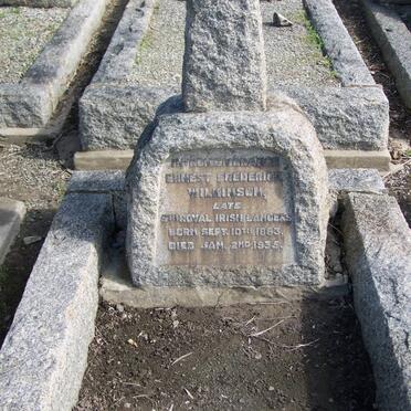 WILKINSON Ernest Frederick 1863-1935