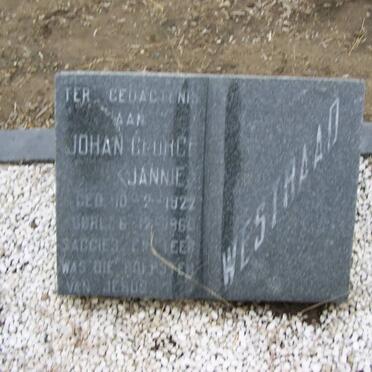 WESTRAAD Johan George 1922-1960