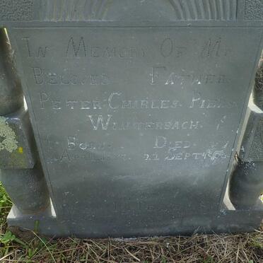 WINTERBACH Peter Charles Piers 1859-1900