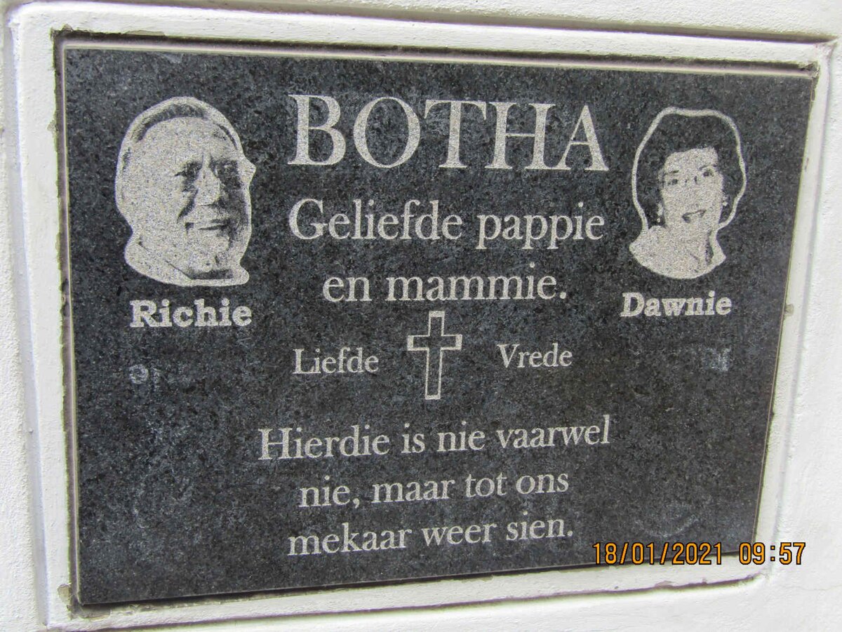 BOTHA Richie &amp; Dawnie