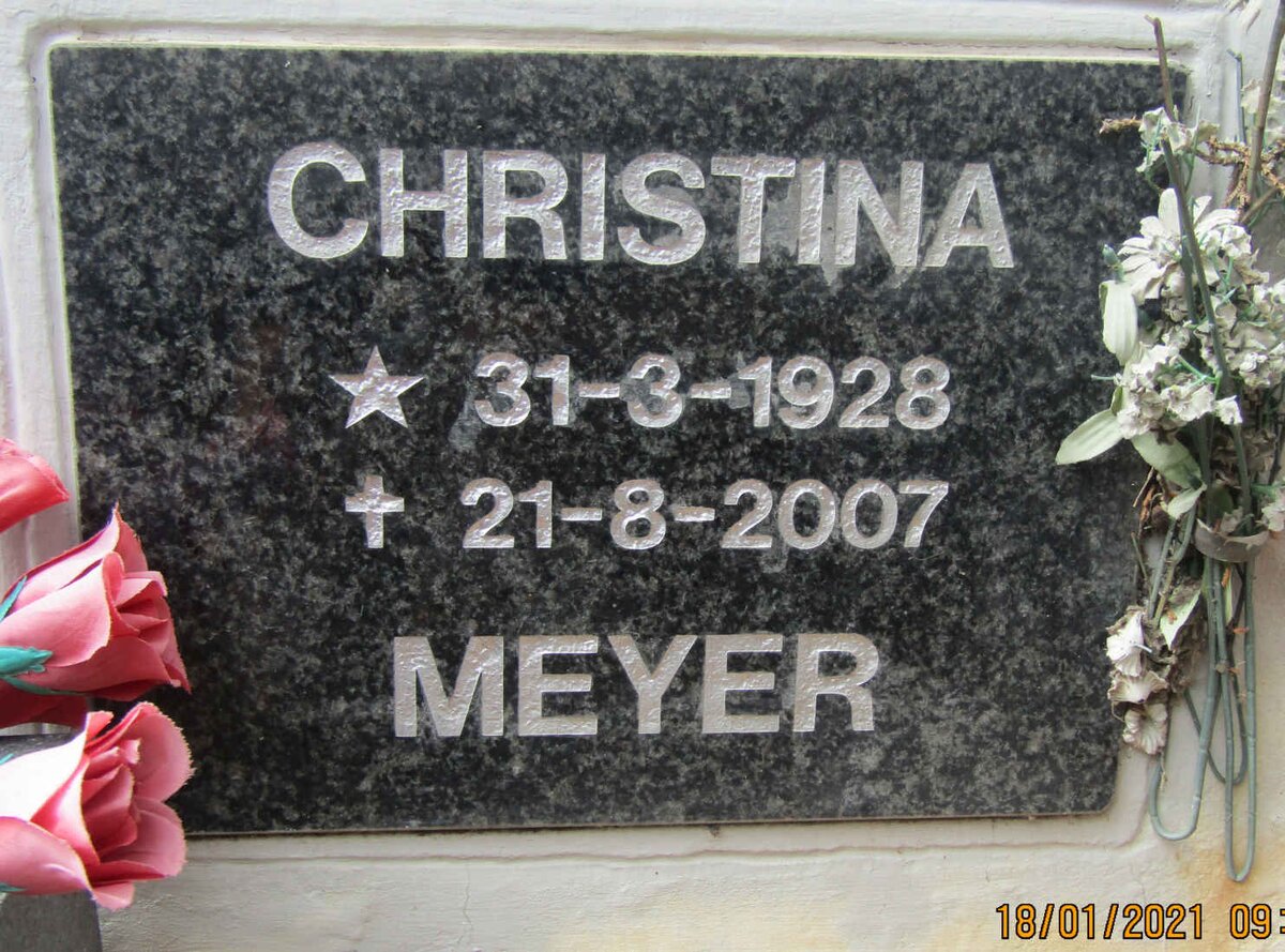MEYER Christina 1928-2007