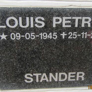 STANDER Louis Petrus 1945-2005