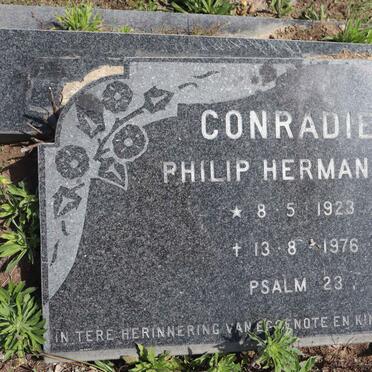 CONRADIE Philip Hermanus 1923-1976