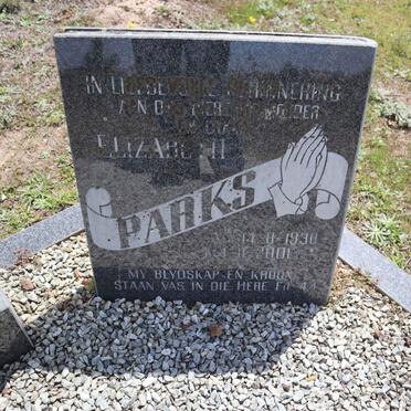 PARKS Elizabeth 1930-2001