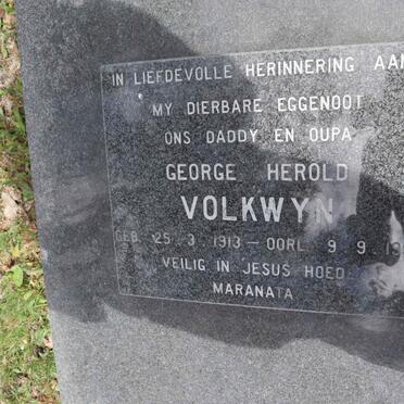 VOLKWYN George Herold 191-1996