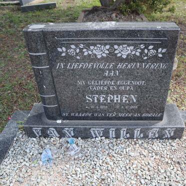 WILLEN Stephen, van 1923-1993