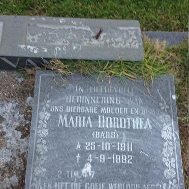 ?VAN Maria Dorothea 1911-1992