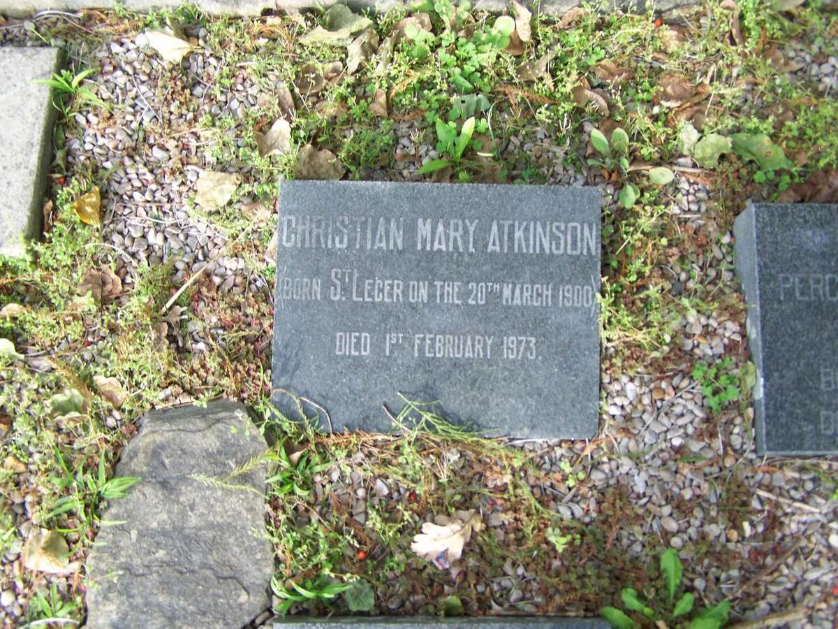 ATKINSON Christian Mary nee St. LEGER 1900-1973