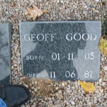 GOOD Geoff 1905-1987