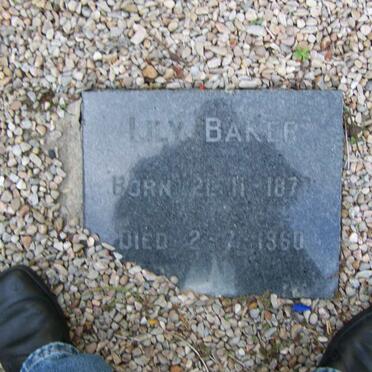 BAKER Lily 187?-1960