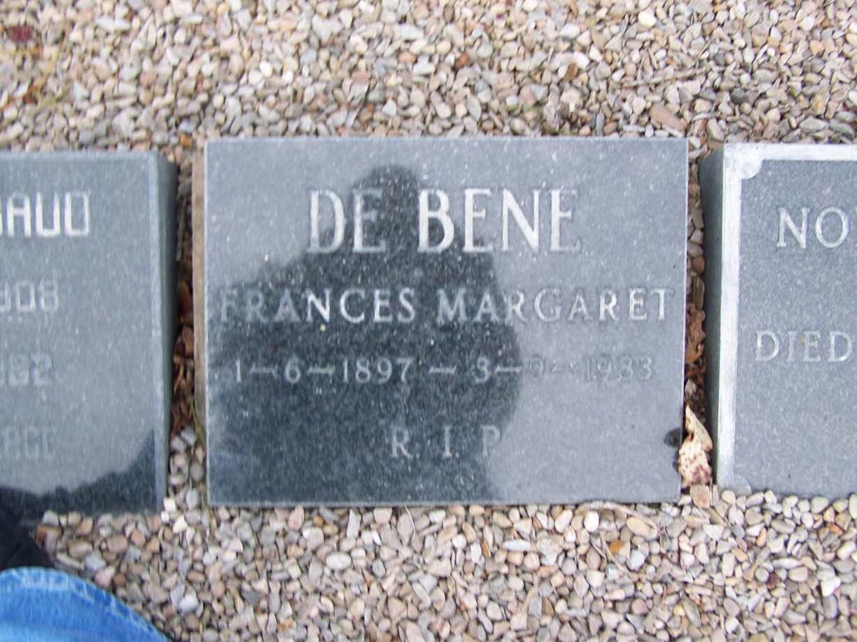 BENE Frances Margaret, de 1897-1983