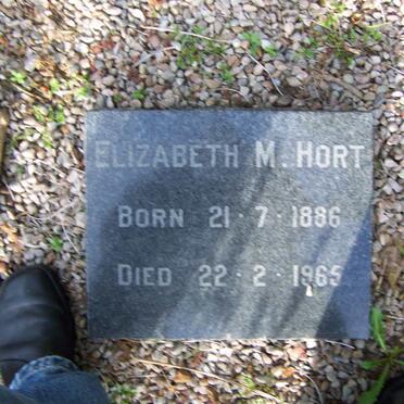 HORT Elizabeth M. 1886-1965