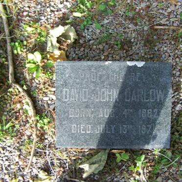 DARLOW David John 1882-1971
