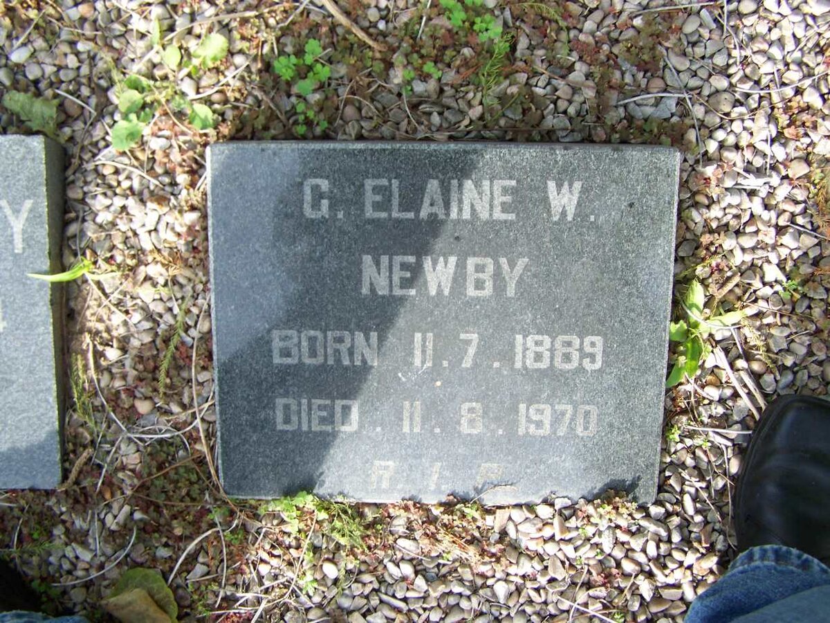 NEWBY G. Elaine W. 1889-1970