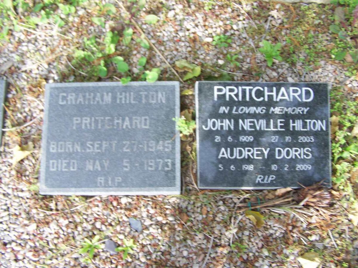 PRITCHARD John Neville Hilton 1909-2003 &amp; Audrey Doris 1918-2009 :: PRITCHARD Graham Hilton 1945-1973 