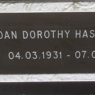 HASENBROEK Joan Dorothy 1931-2015