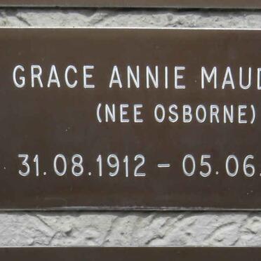 HILL Grace Annie Maud nee OSBORNE 1912-2002