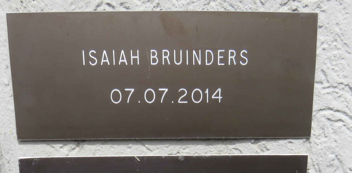 BRUINDERS Isaiah -2014