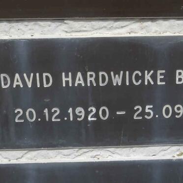 BURROW David Hardwick 1920-2003