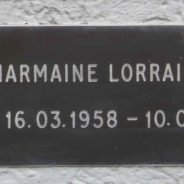 FOURIE Charmaine Lorraine 1958-2004