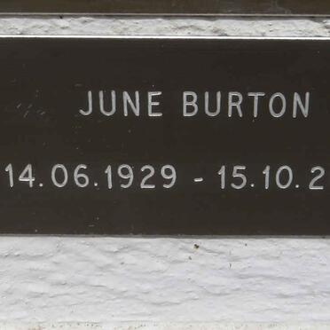 BURTON June 1929-2010