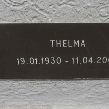 ? Thelma 1930-2008