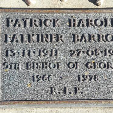 BARRON Patrick Harold Falkiner 1911-1991
