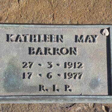 BARRON Kathleen May 1912-1977