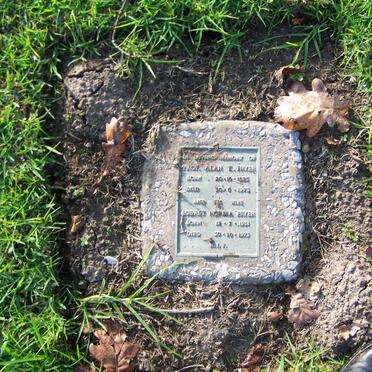 FRYER Alan K. 1923-1973 &amp; Audrey Norma 1931-1973