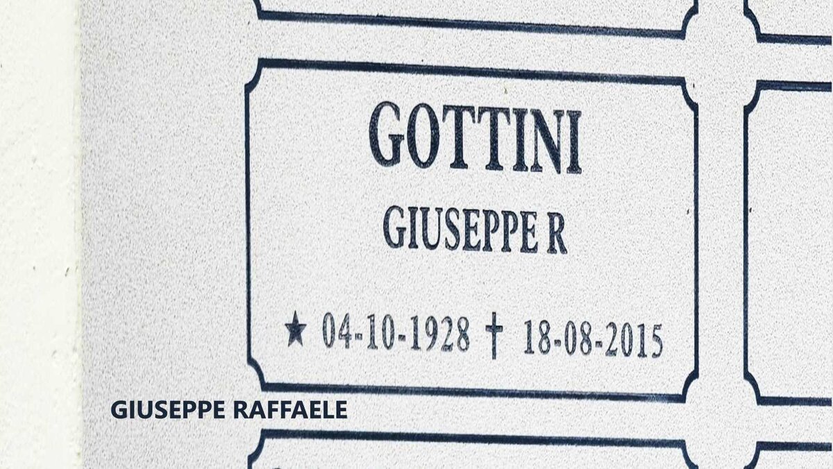 GOTTINI Giuseppe Raffaele 1928-2015