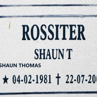 ROSSITER Shaun THOMAS 1981-2004