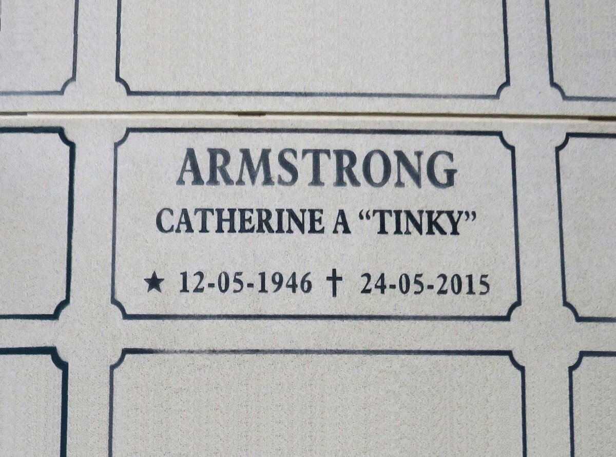 ARMSTRONG Catherine A. 1946-2015