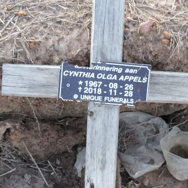 APPELS Cynthia Olga 1967-2018