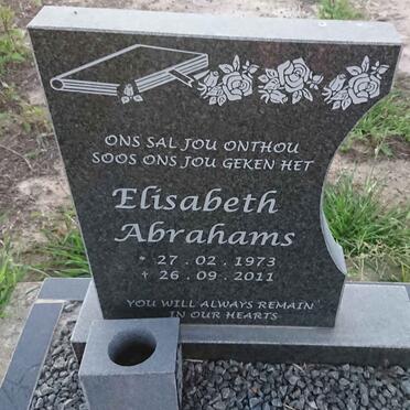 ABRAHAMS Elisabeth 1973-2011