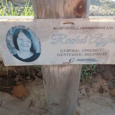 AYFORD Rachel 1962-2022