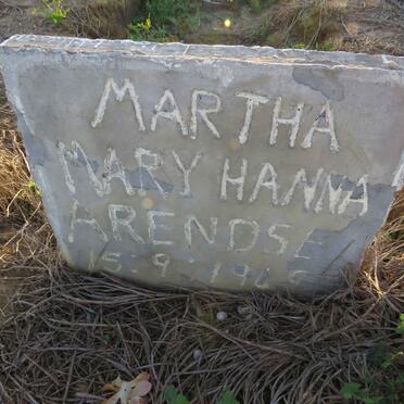 ARENDSE Martha Mary Hanna 1949-2017