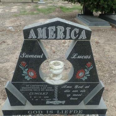 AMERICA Sameul Lucas 1962-2003