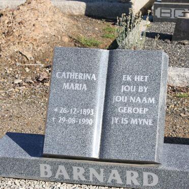BARNARD Catherina Maria 1893-1990