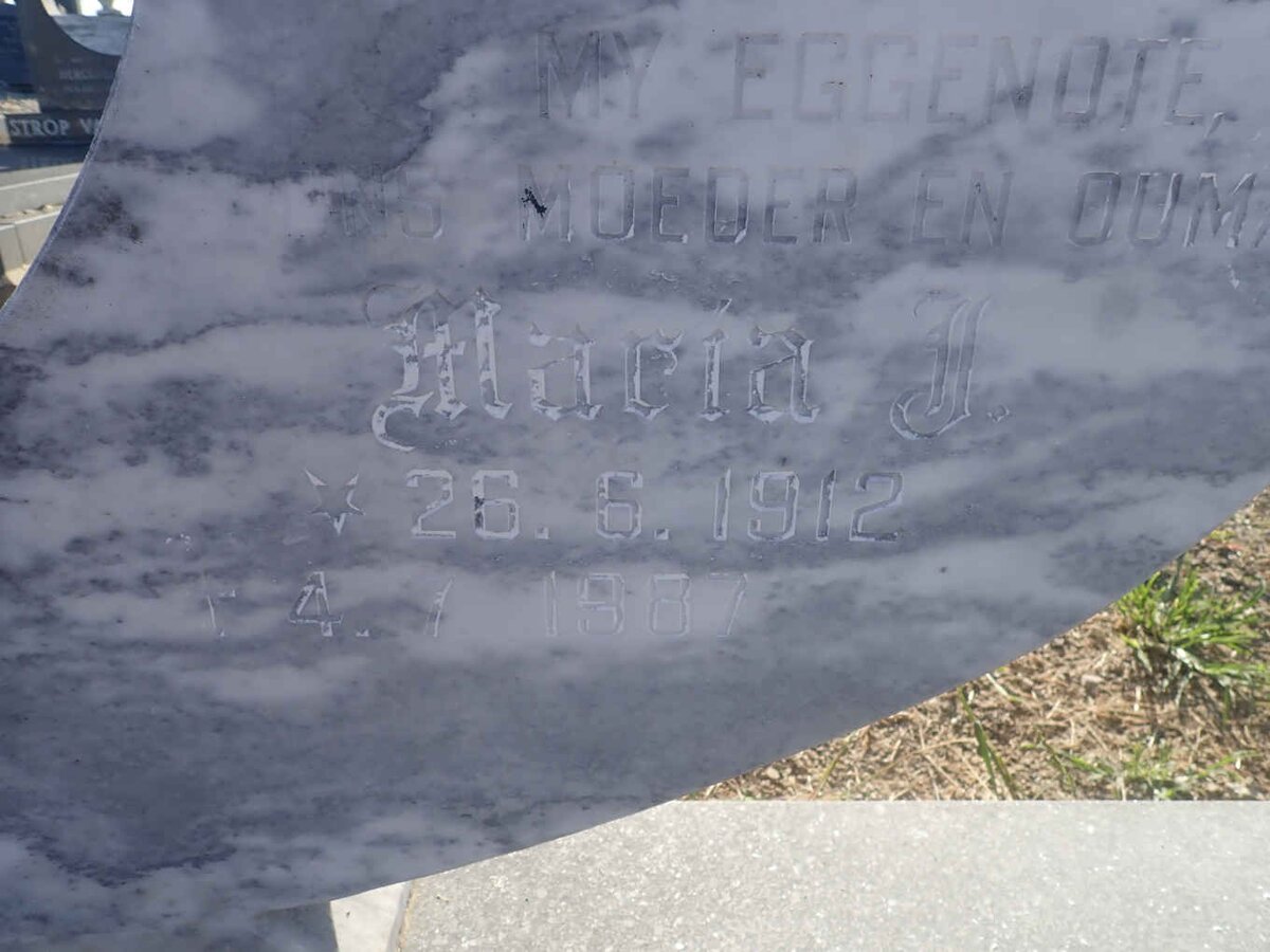 BARNARD Marthinus G. 1907-1988 & Maria J. 1912-1987 _3