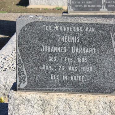 BARNARD Johannes 1898-1958