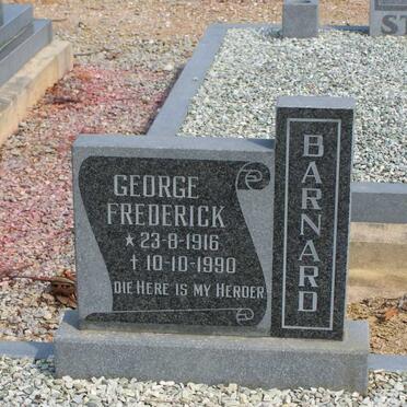 BARNARD George Frederick 1916-1990