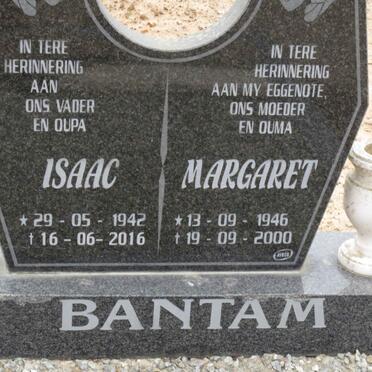 BANTAM Isaac 1942-2016 & Margaret 1946-2000