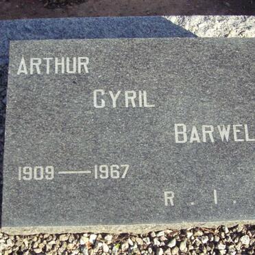 BARWELL Arthur Cyril 1909-1967