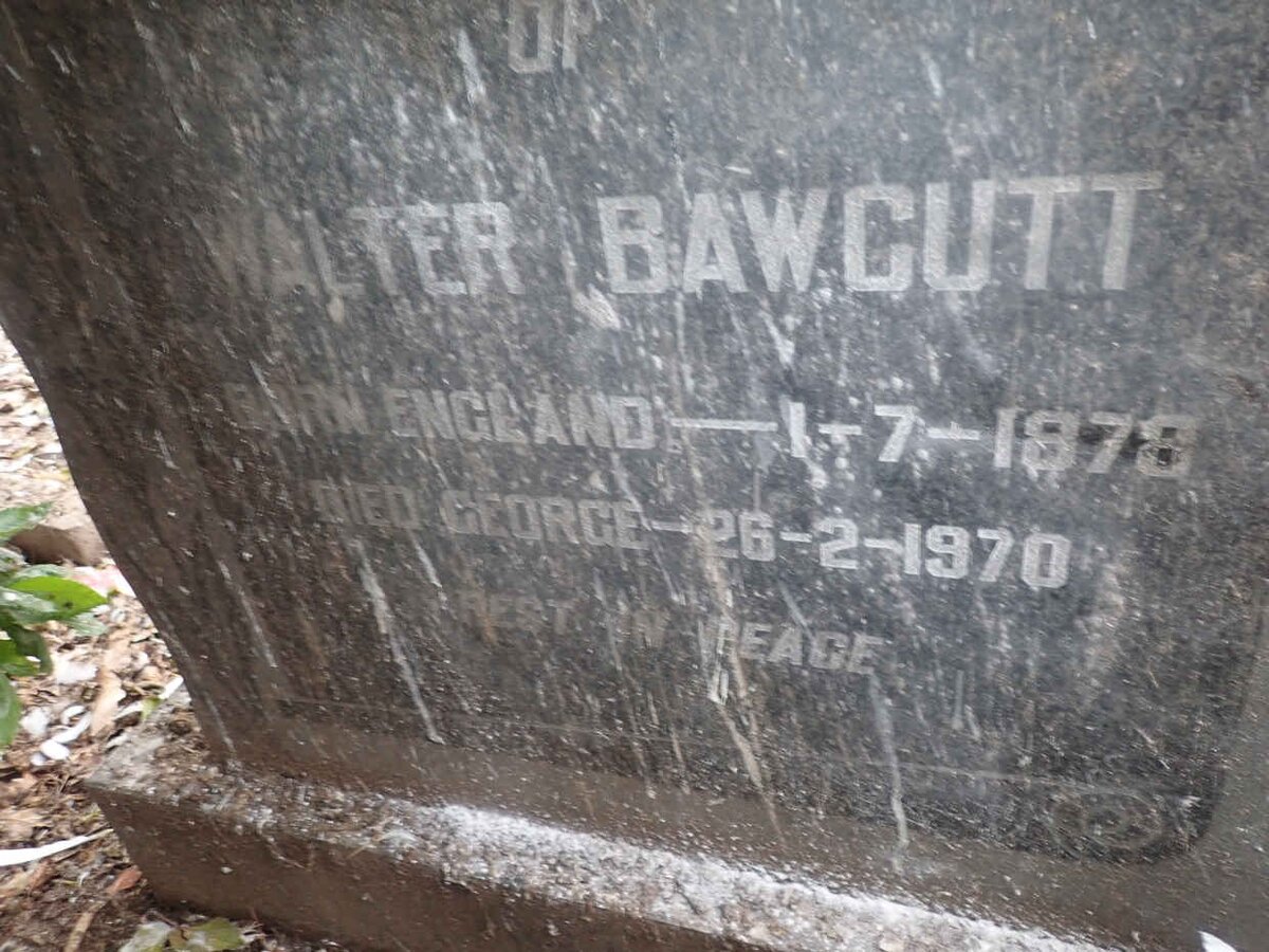 BAWCUTT Walter 1878-1970