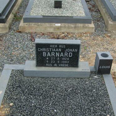 BARNARD Christiaan Johan 1924-1993